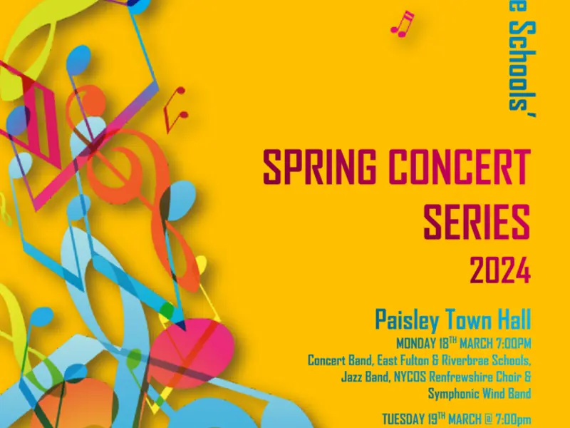 Renfrewshire Schools' Spring Concert Series 2024 | Paisley Town Hall